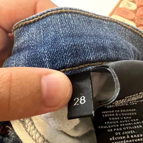 J Brand Brya Breathless Destructed Distressed Ripped Bootcut Jeans Size 28 - Picture 10 of 10